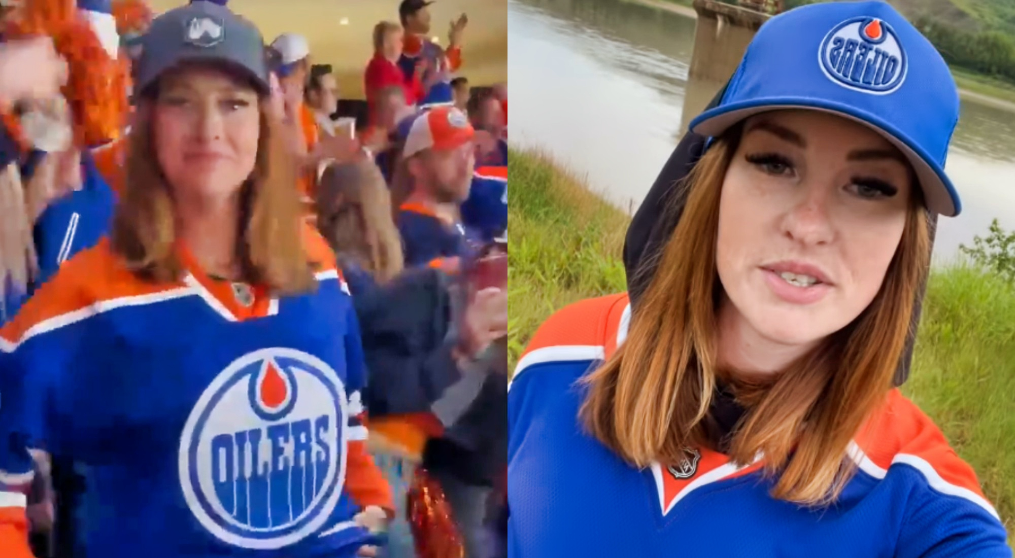 VIDEO Edmonton Oilers Fan Who Broke The By Flashing The Crowd Has A Harsh Message For