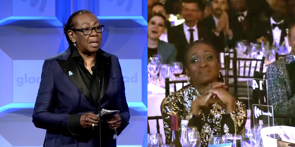 JayZ's Mother Gloria Carter Chokes Up During GLAAD Speech About The