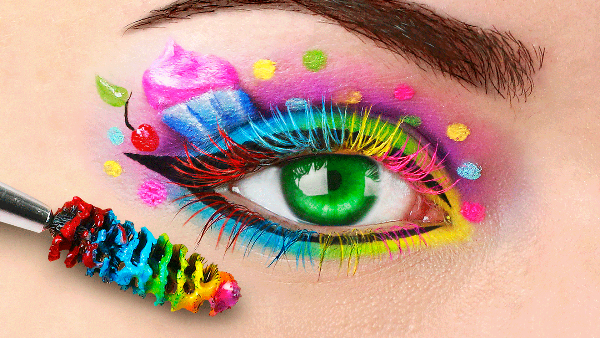 8 DIY Weird Makeup Ideas / Candy Makeup Tutorial