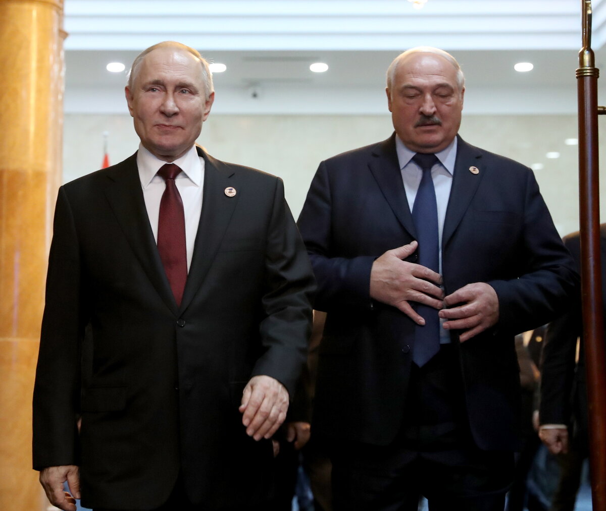 Putin matkustaa kiristämään Lukashenkaa uusiin sotatoimiin Ukrainassa