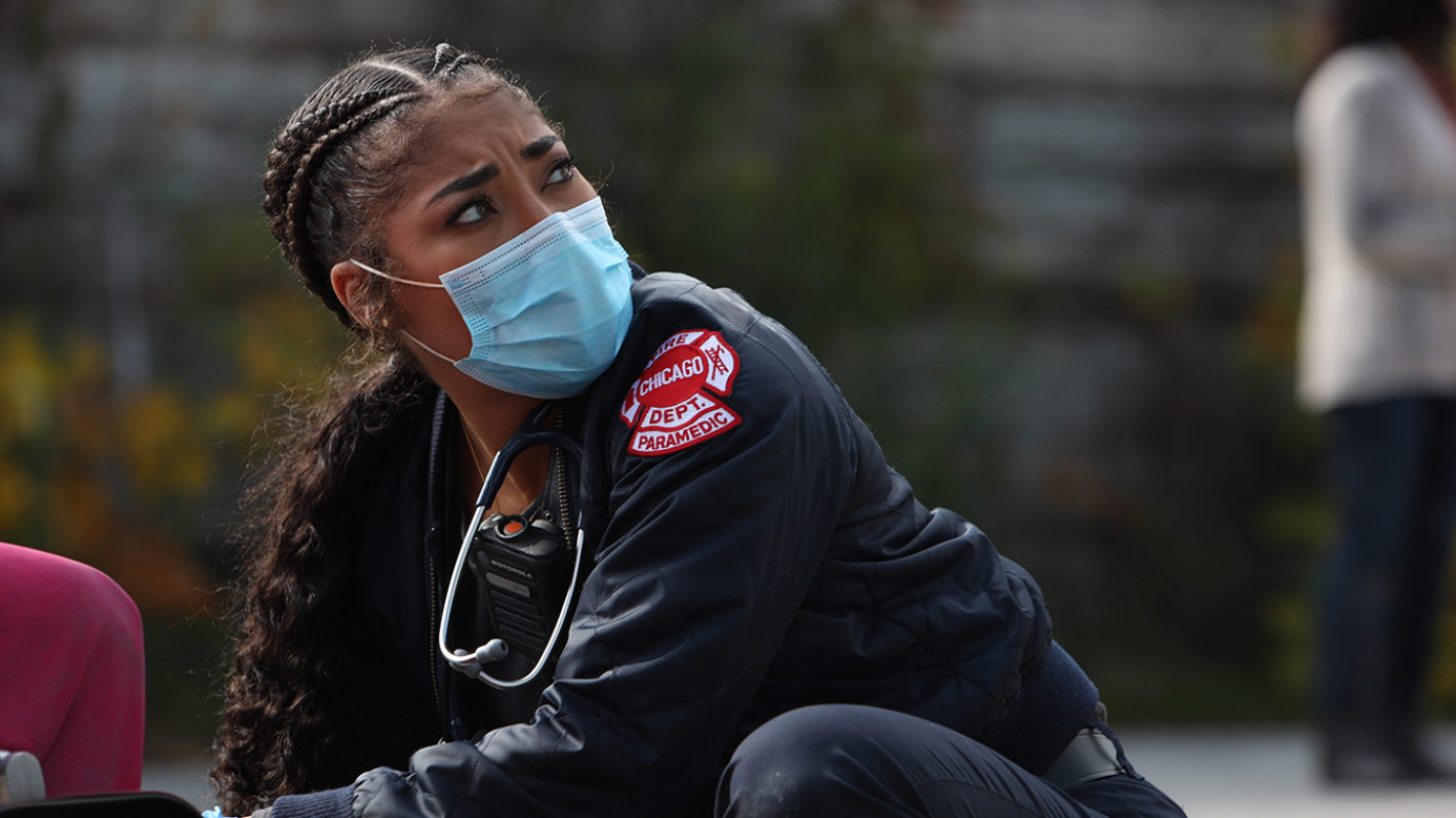 'Chicago Fire's New Paramedic Teases a Dangerous Call for Ambo 61