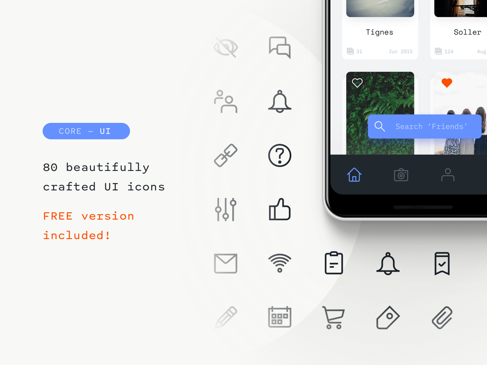Core UI iconset is live!Discover the world’s top Designers