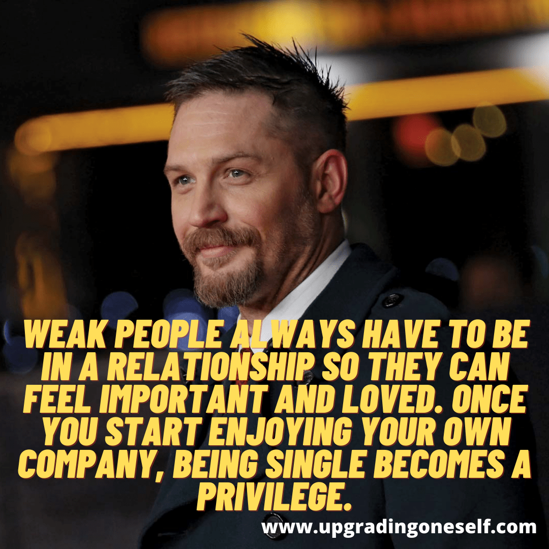 Top 13 Quotes By Tom Hardy Which Will Inspire You Upgrading Oneself