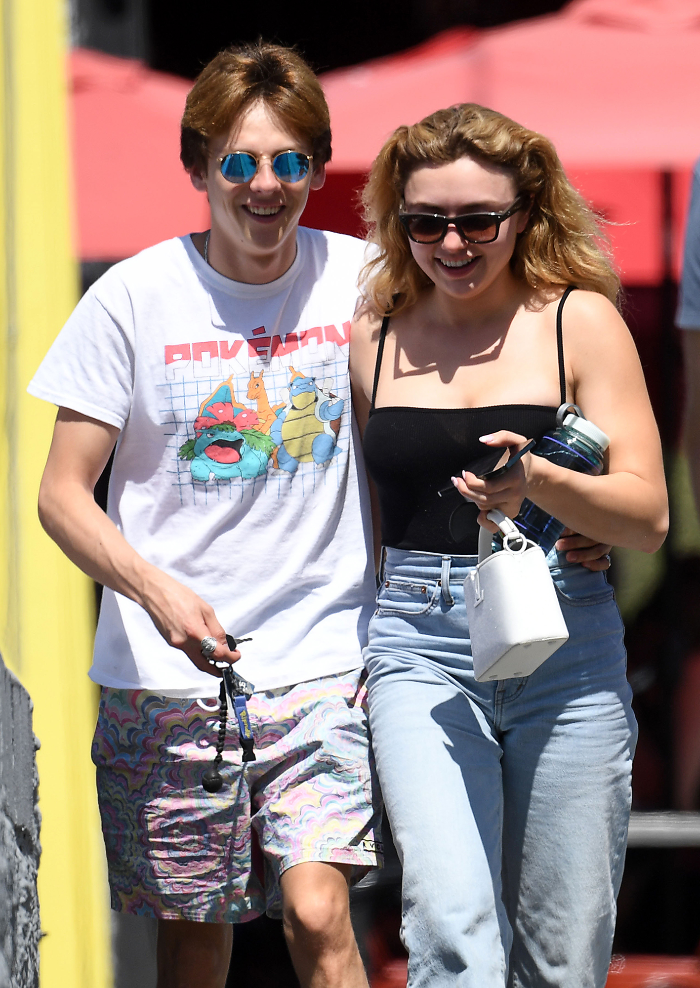 Cobra Kai's Peyton List and Jacob Bertrand Pack on the PDA Photos Us