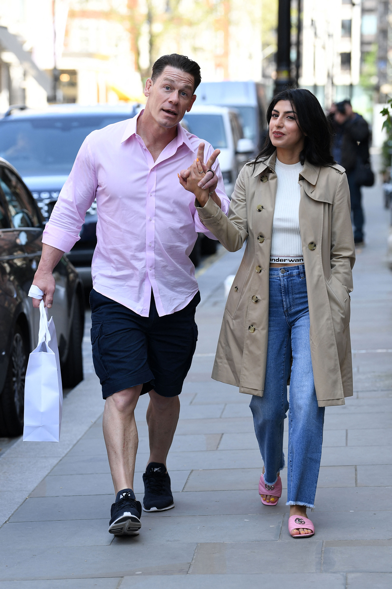 John Cena, Wife Shay Shariatzadeh Spotted on Rare Outing Photo Us Weekly