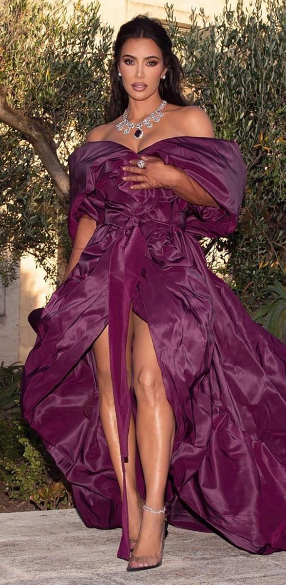 Kim Kardashian Looks Like Royalty at Dolce and Gabbana Show Us Weekly