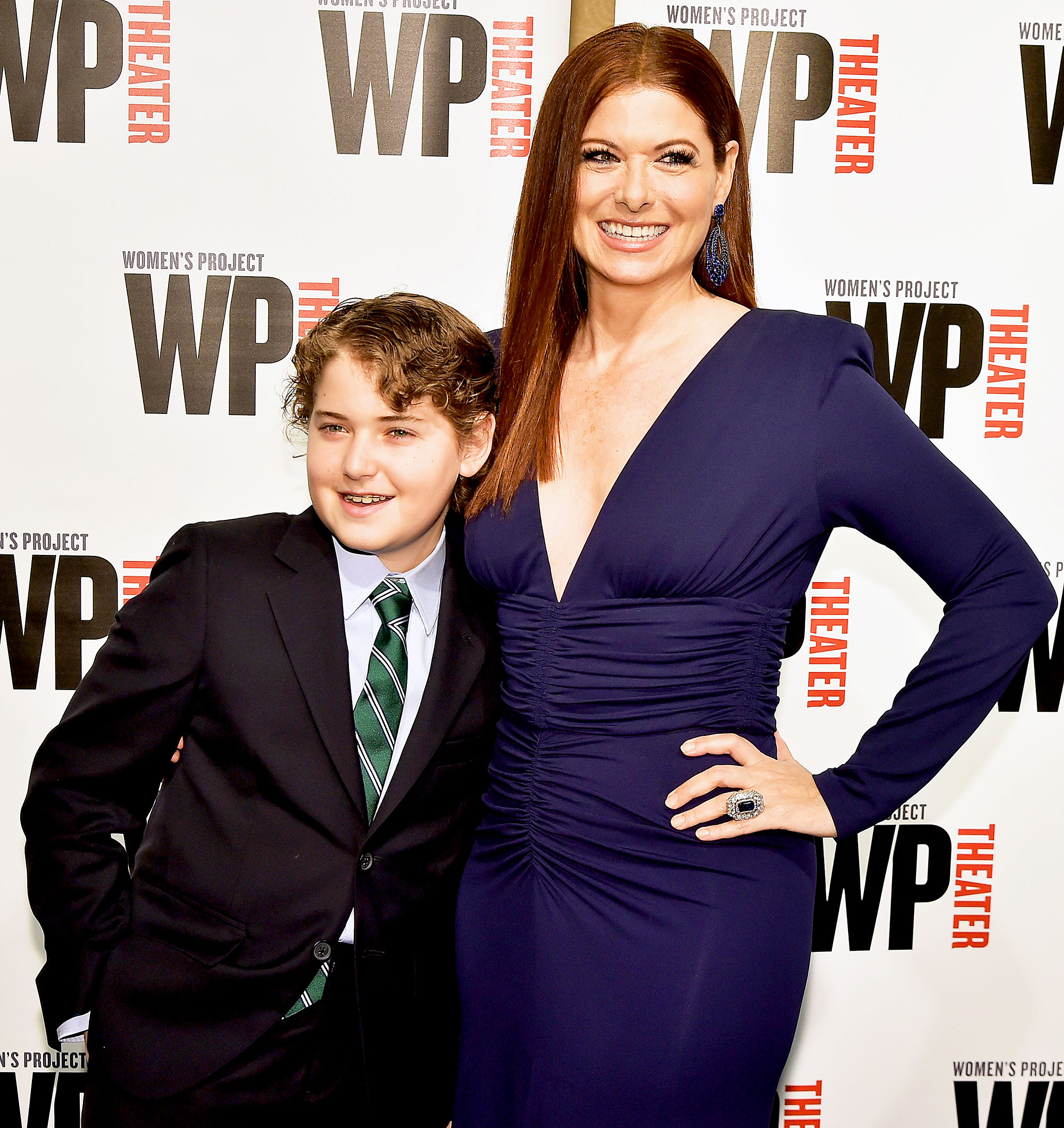 Debra Messing's Son, Roman, 12, Is All Grown Up on the Red Carpet