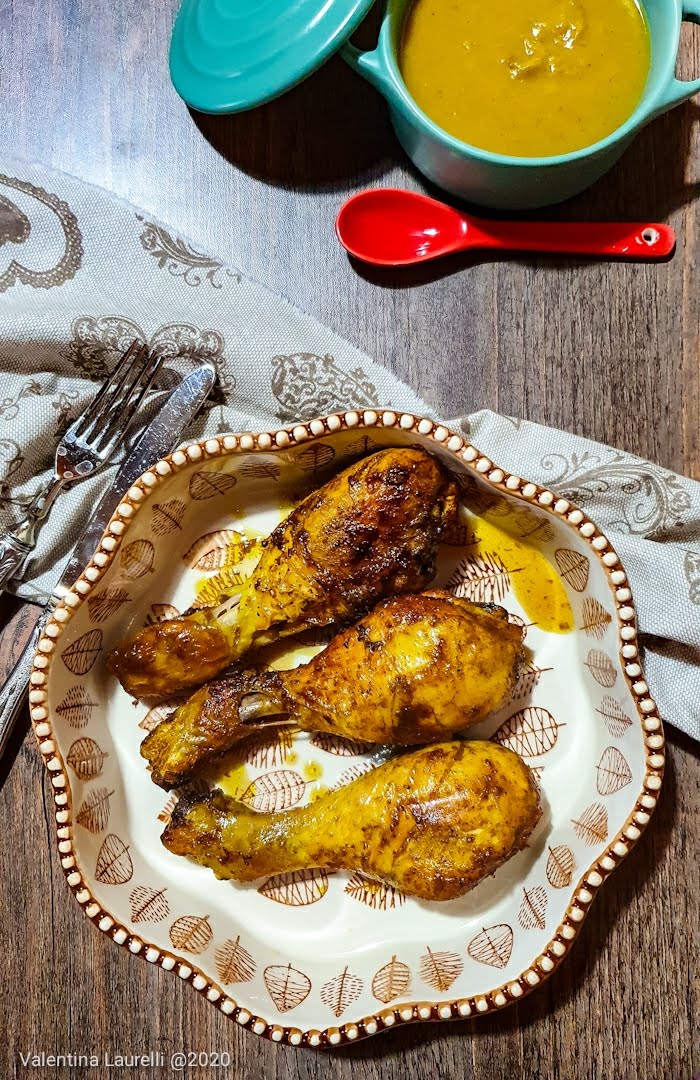 Cosce Di Pollo Al Curry Ricetta Per Friggitrice Ad Aria Valentina In Cucina
