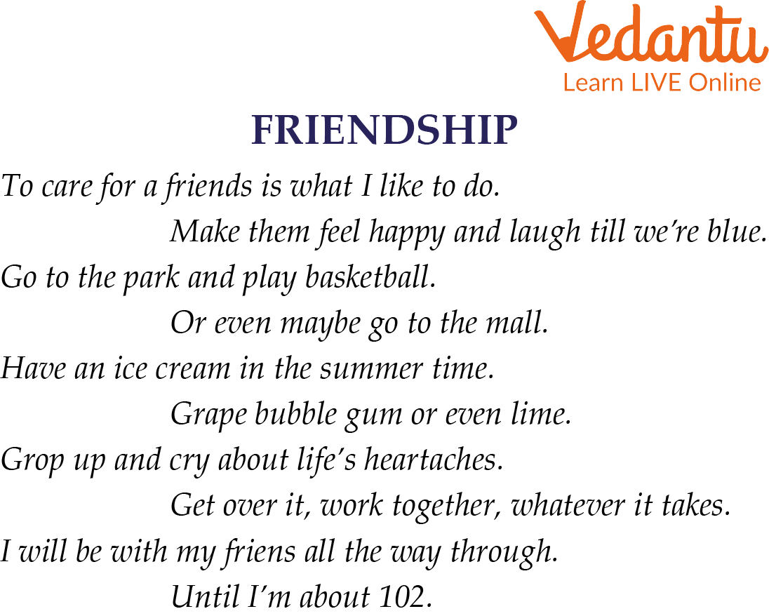 Best Friend Poems For Her