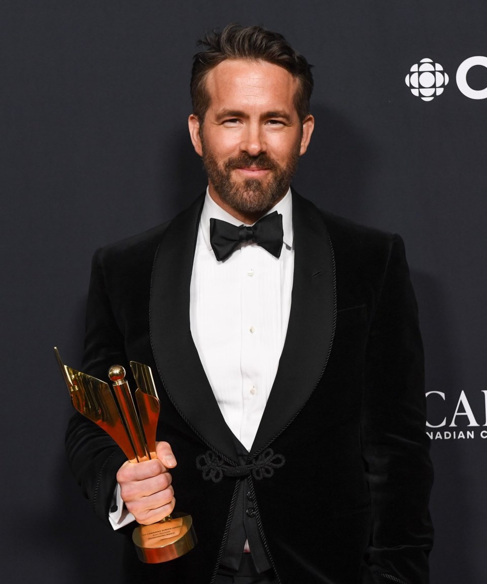 Ryan Reynolds receives award for philanthropy and donations Vancouver Is Awesome