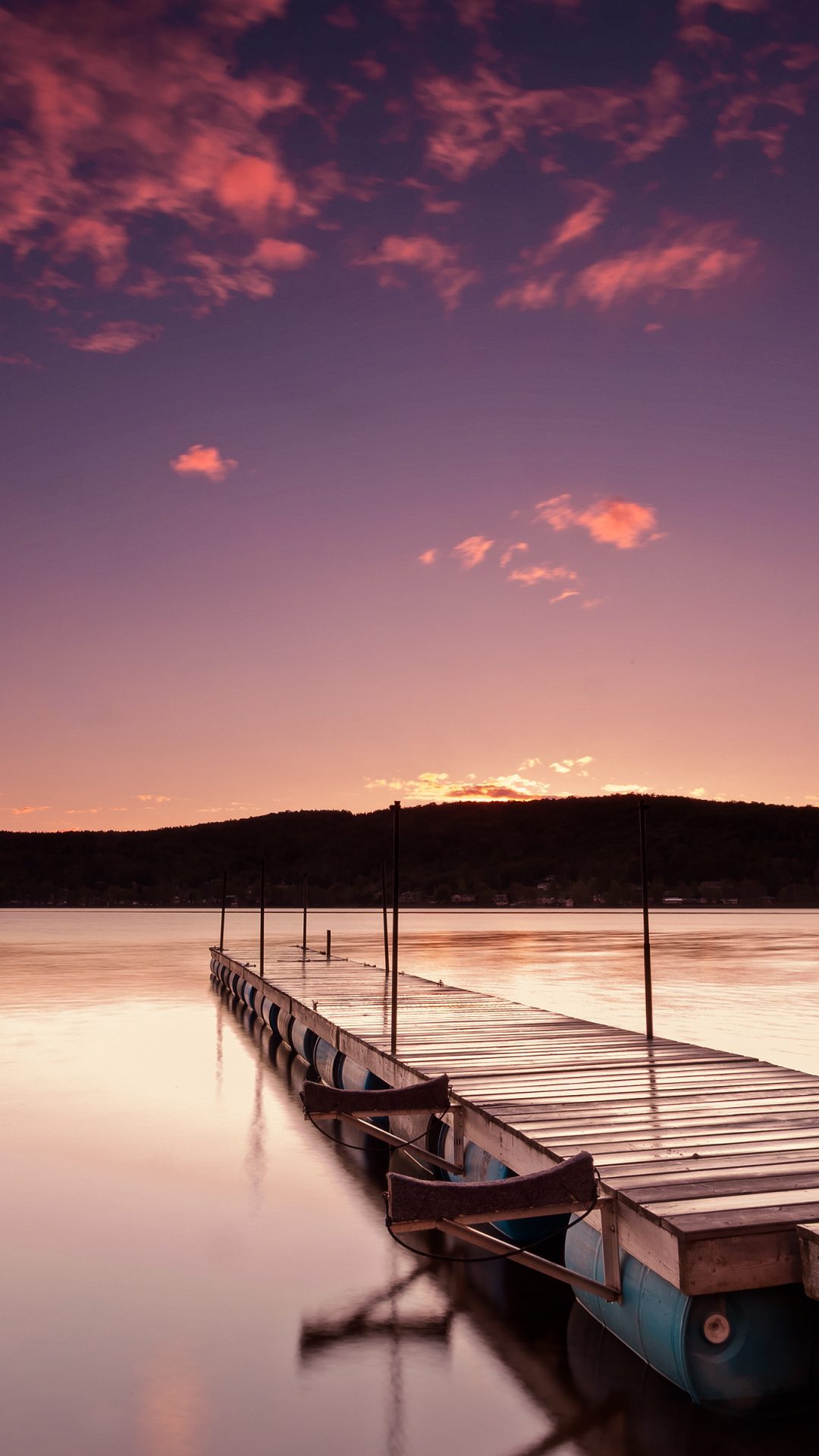 Wooden Lake Pier 4K Wallpaper HD Wallpaper Background