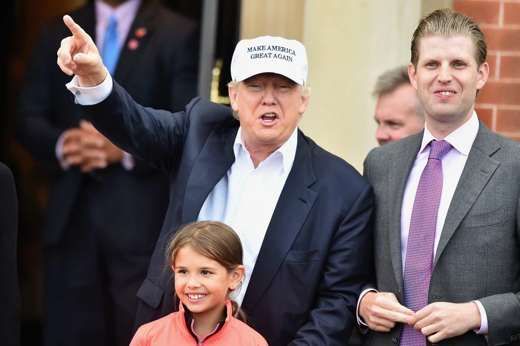 Eric Trump My father gives ‘millions’ to charity — but I won’t say
