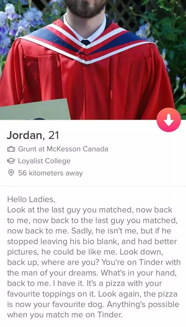 Funny Tinder Bios That Will Make You Swipe Right