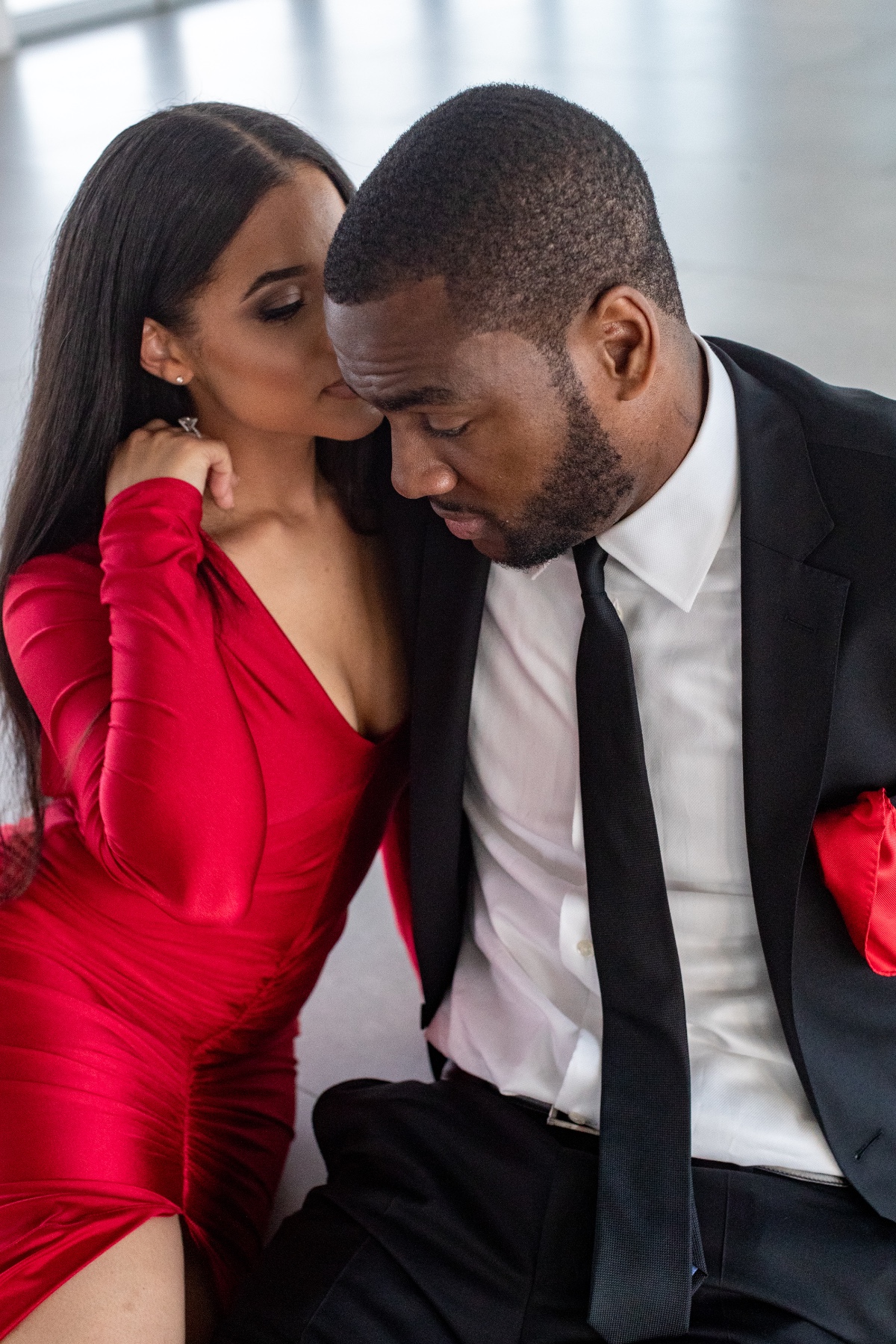 Elyse and NBA Philadelphia 76ers Star Alec Burks' Engagement Photos