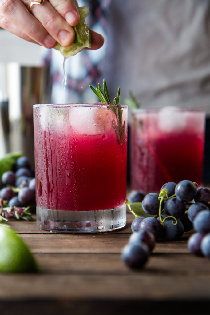 The Concord Crush Grape Gimlet Will Cook For Friends