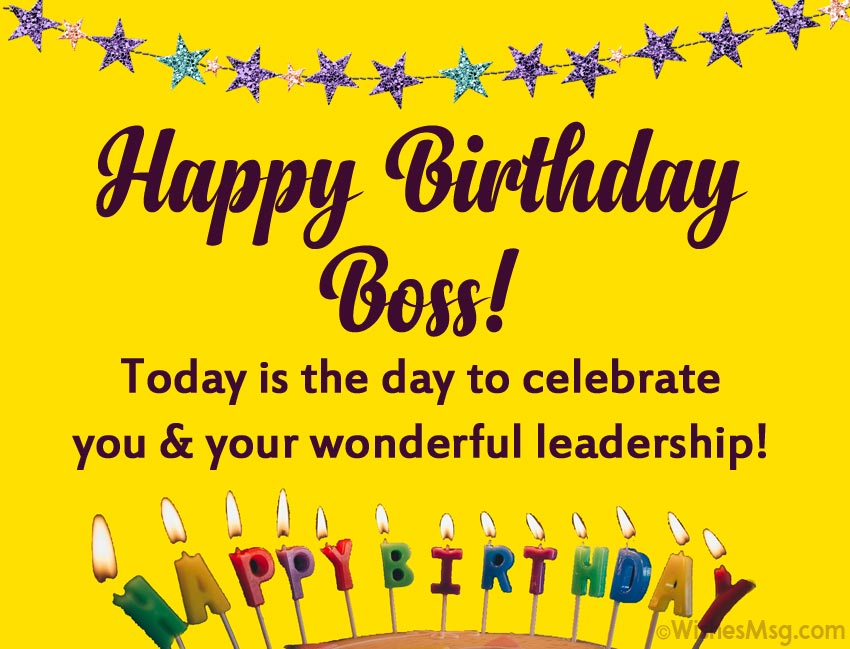 100+ Birthday Wishes For Boss Happy Birthday Boss