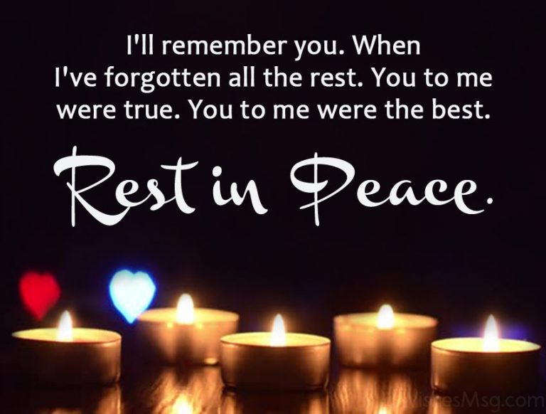 200+ Rest in Peace Messages and RIP Quotes WishesMsg