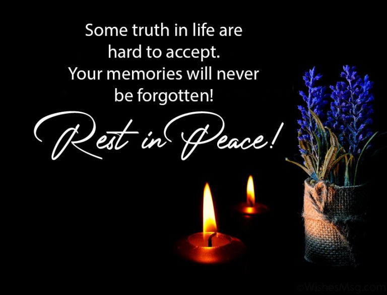 200+ Rest in Peace Messages and RIP Quotes WishesMsg