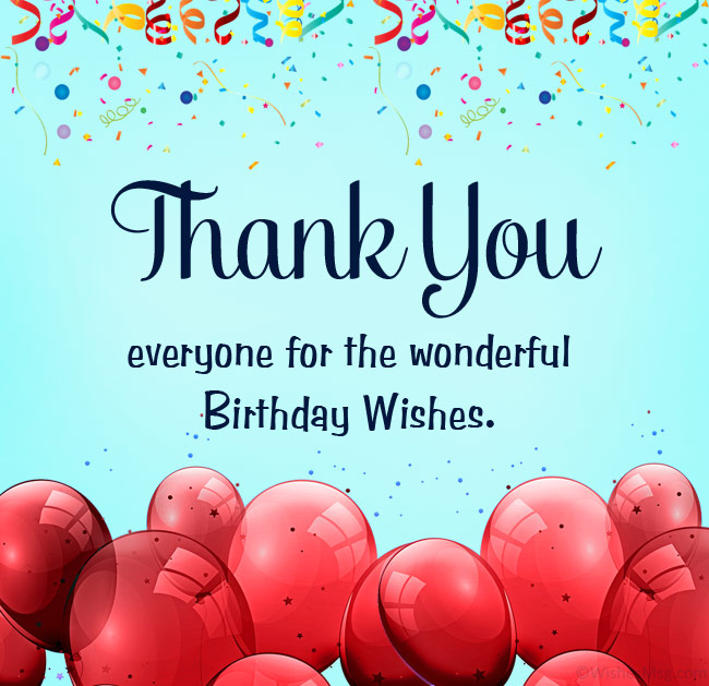 100+ Thank You Messages For Birthday Wishes WishesMsg