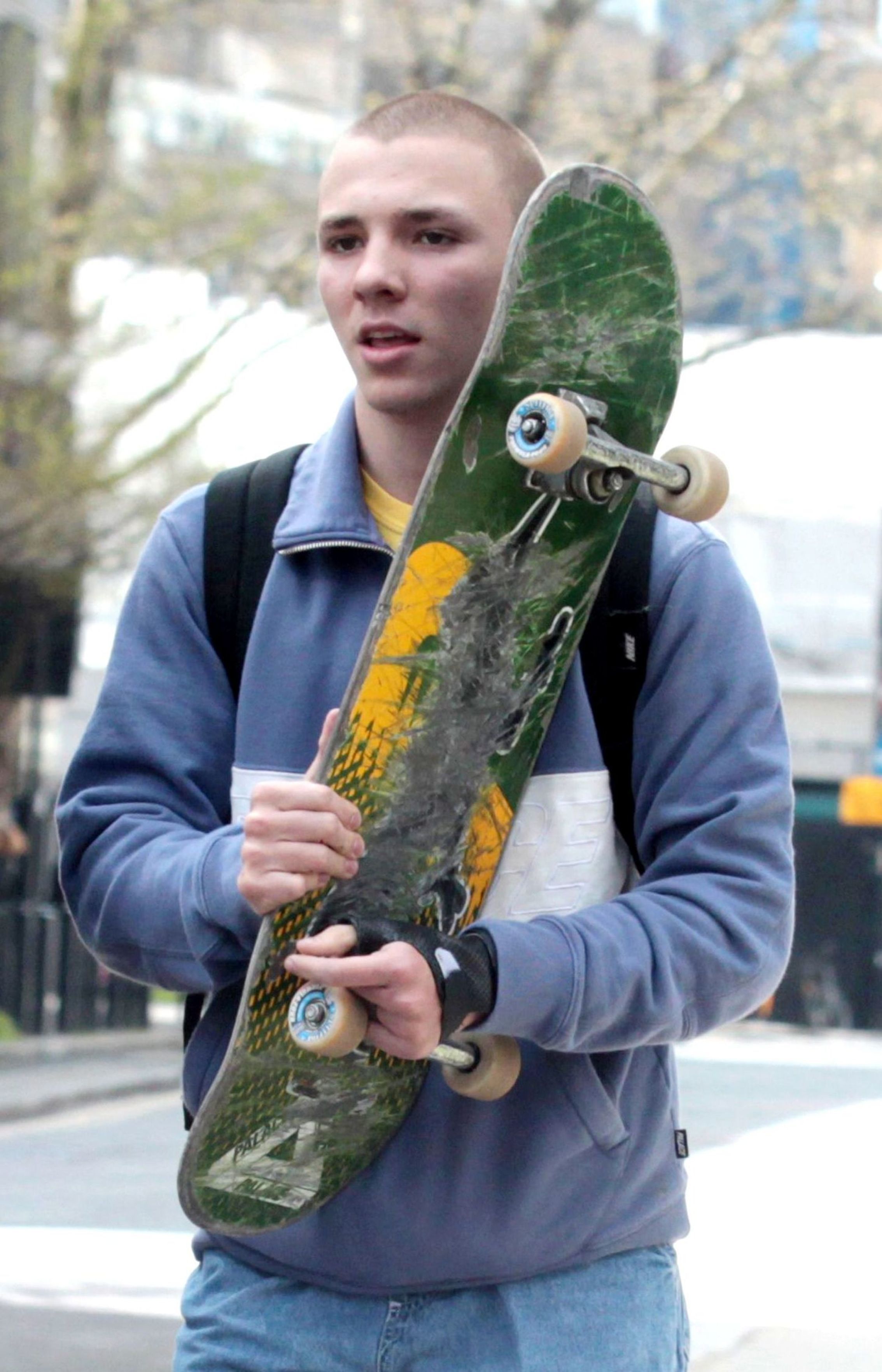 Rocco Ritchie was spotted 'drinking and smoking' under a bridge in