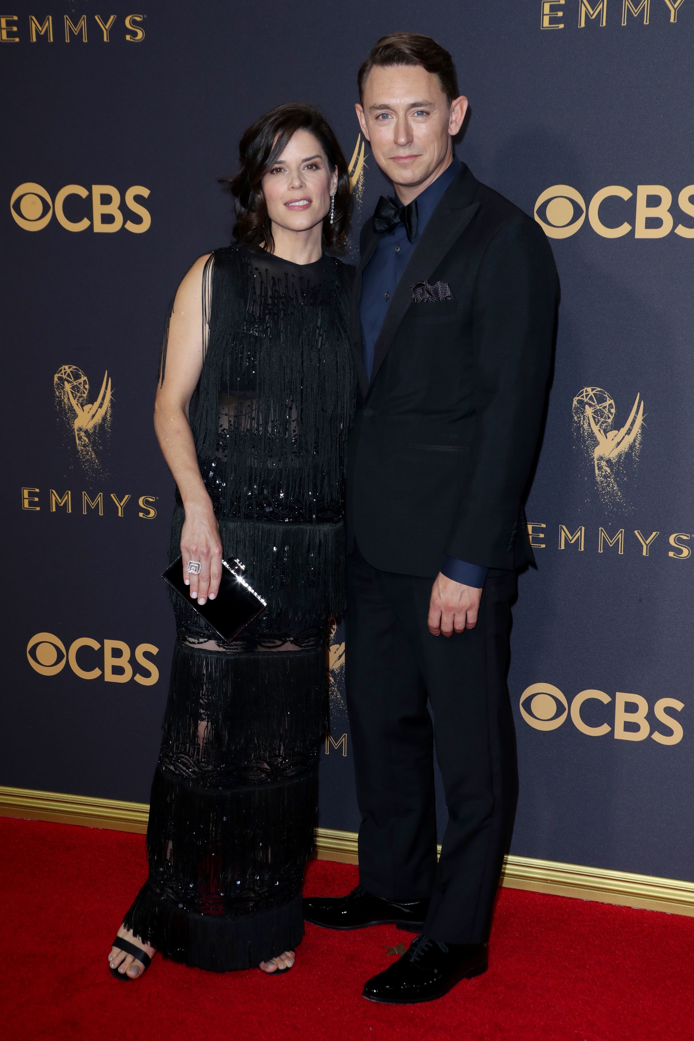 Neve Campbell, husband JJ Feild, Emmys 2017 Emmy Awards The cutest