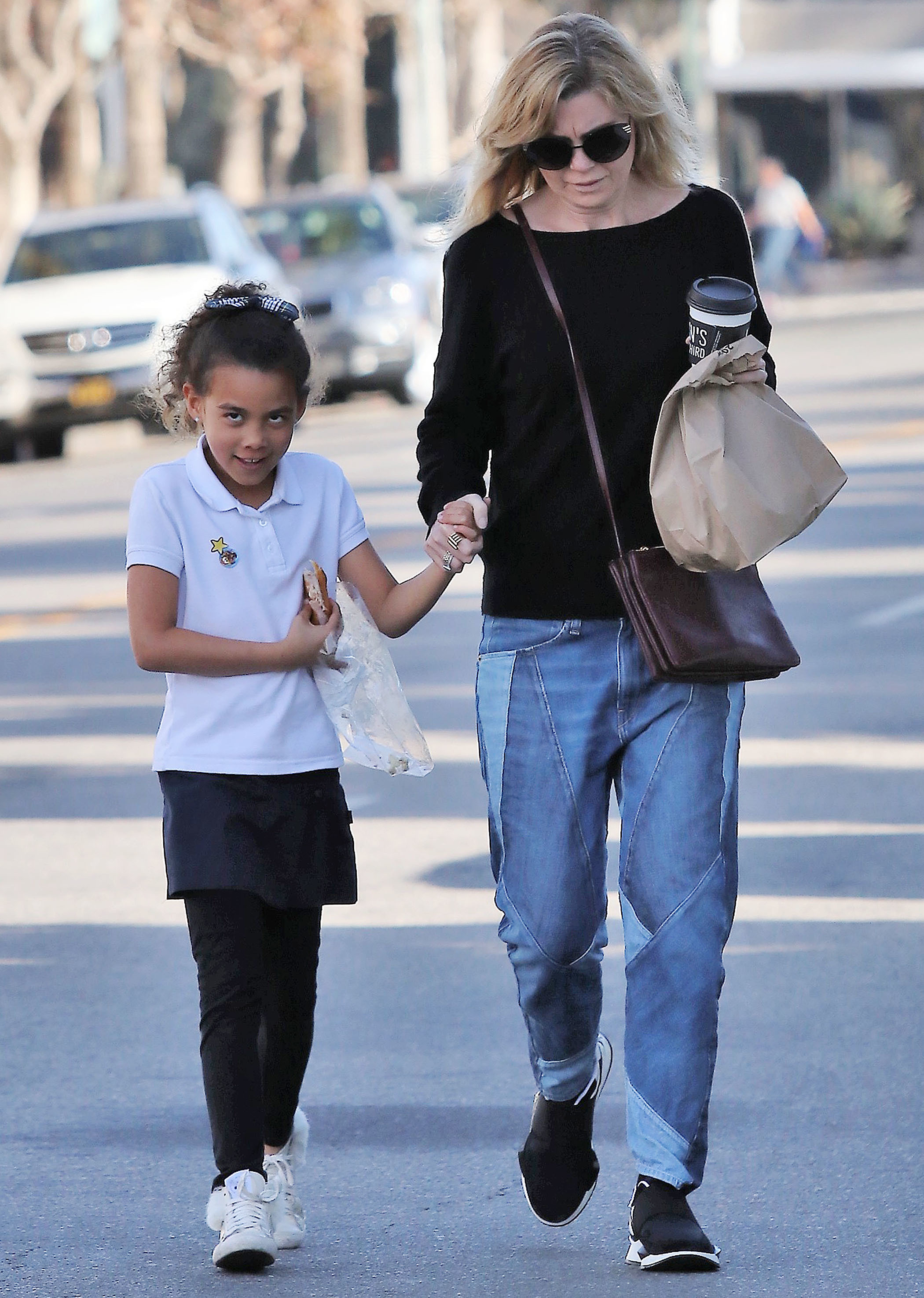 Ellen Pompeo, daughter Stella Ivery Celebs and their cute kids 2018