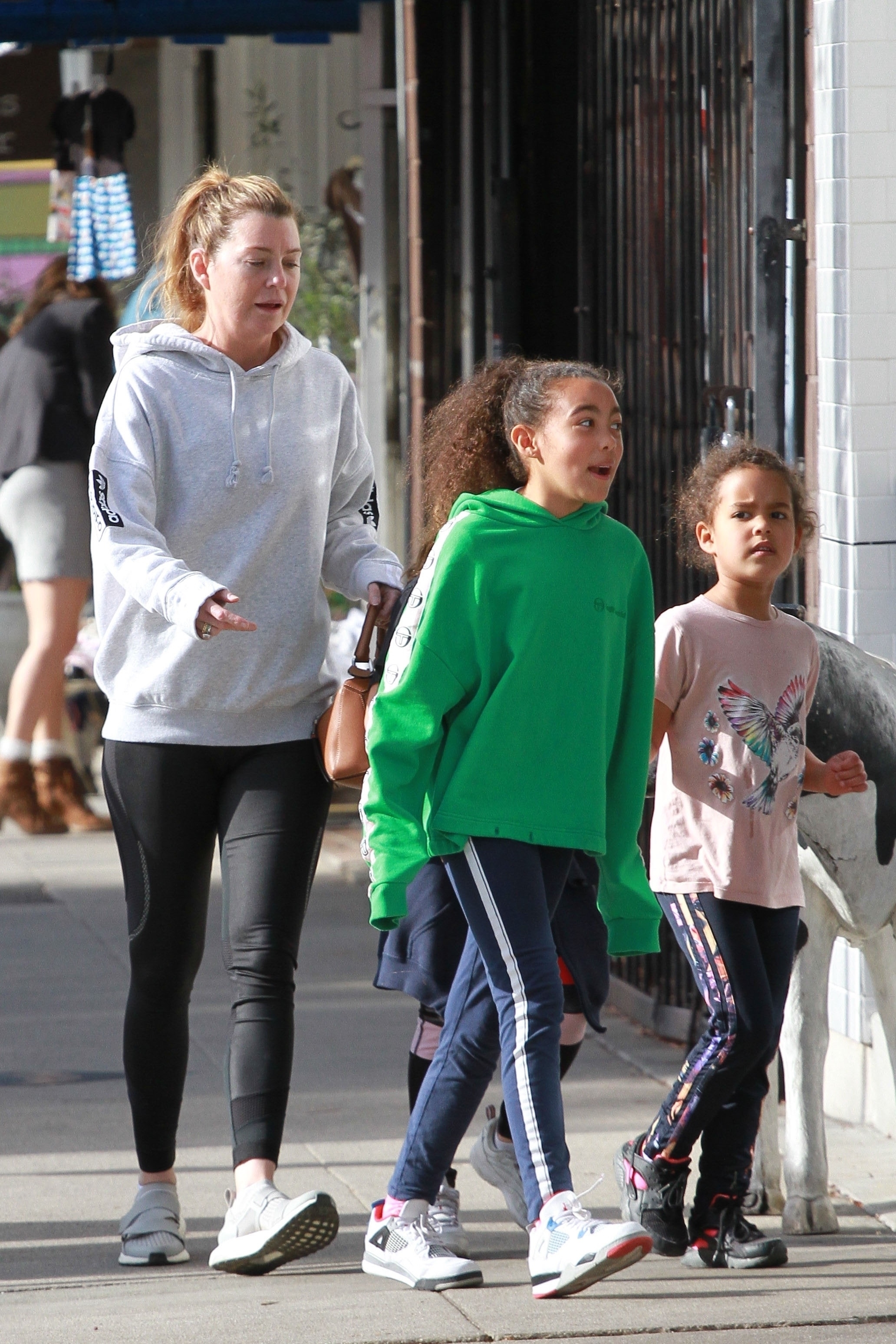 Ellen Pompeo, Stella Ivery, Sienna Ivery Celebs and their cute kids