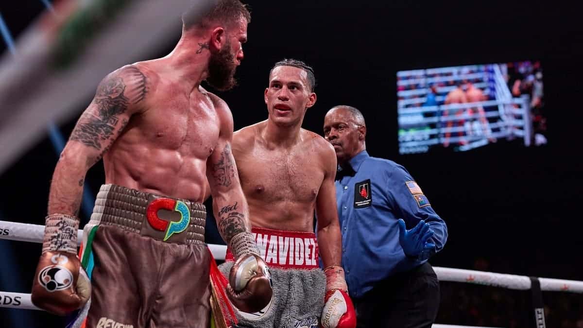 David Benavidez beats Caleb Plant, ends feud to earn Canelo shot