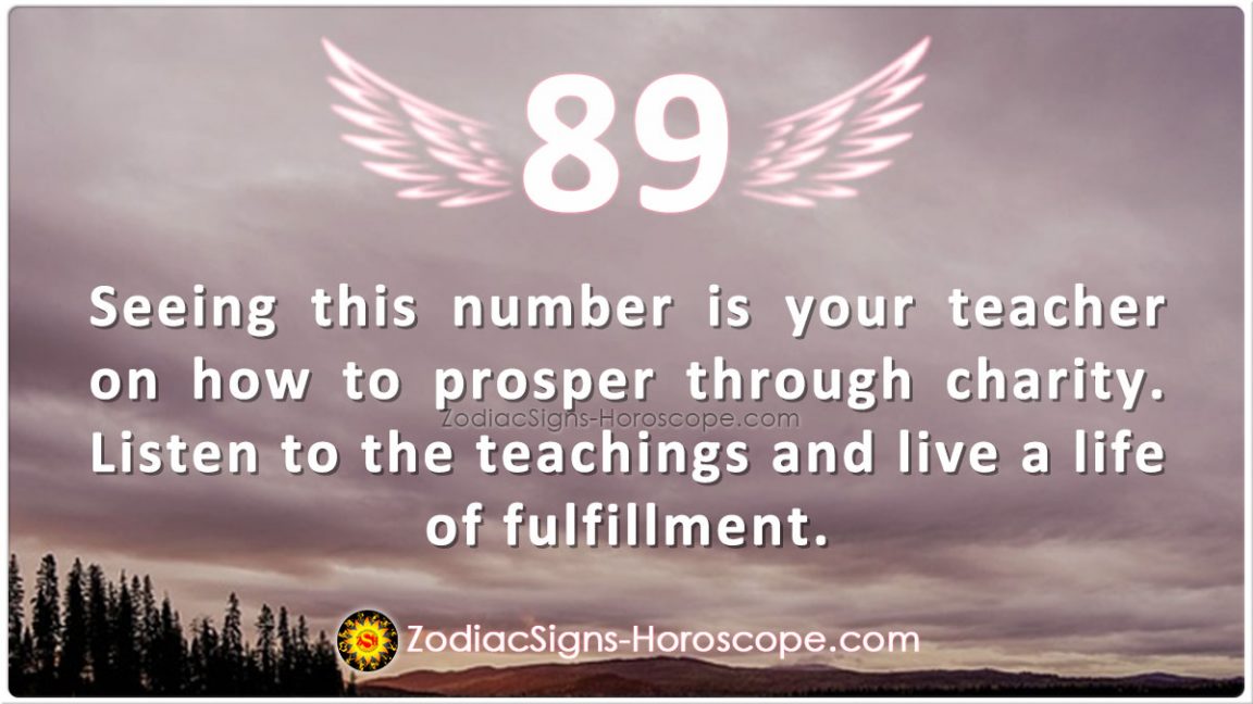 Angel Number 89 Meaning Prosperity in Charity 89 Angel Number ZSH