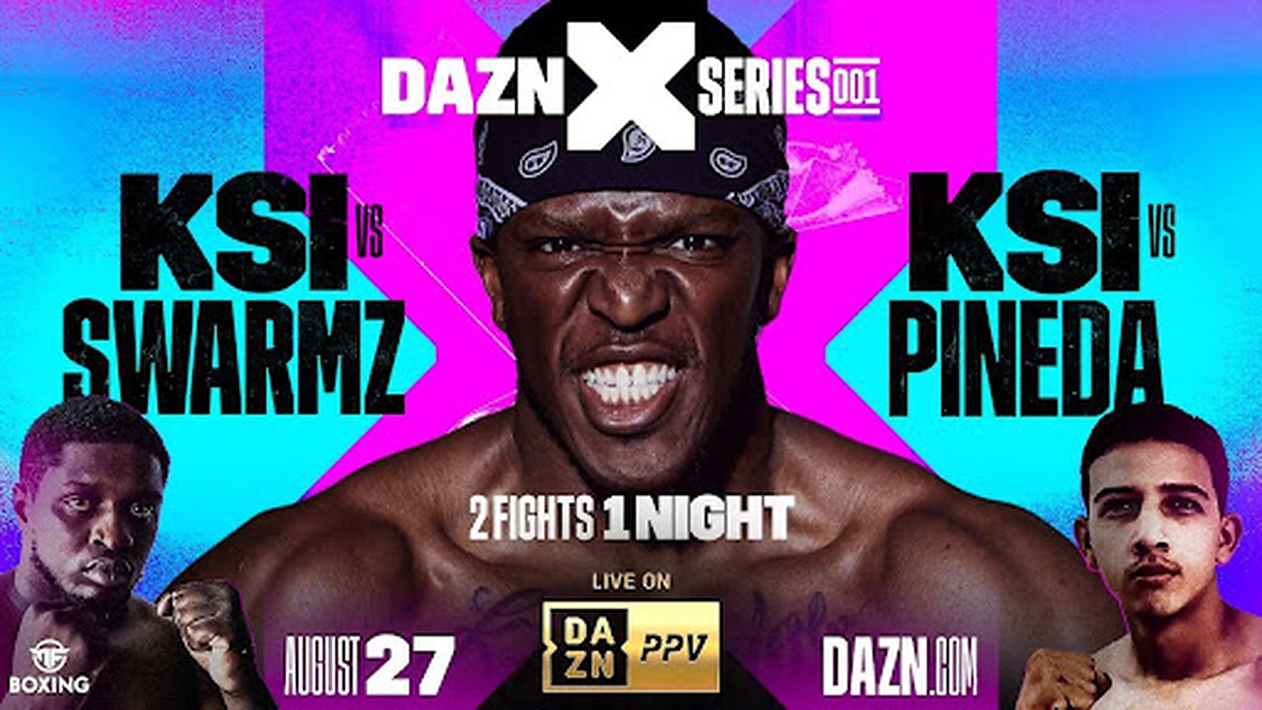 (Crackstream) Watch "KSI vs. Swarmz and Luis Pineda" for a free live