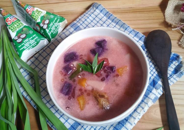 Langkah mudah resep Bubur Cha Cha (Bo Bo Cha Cha) Enak