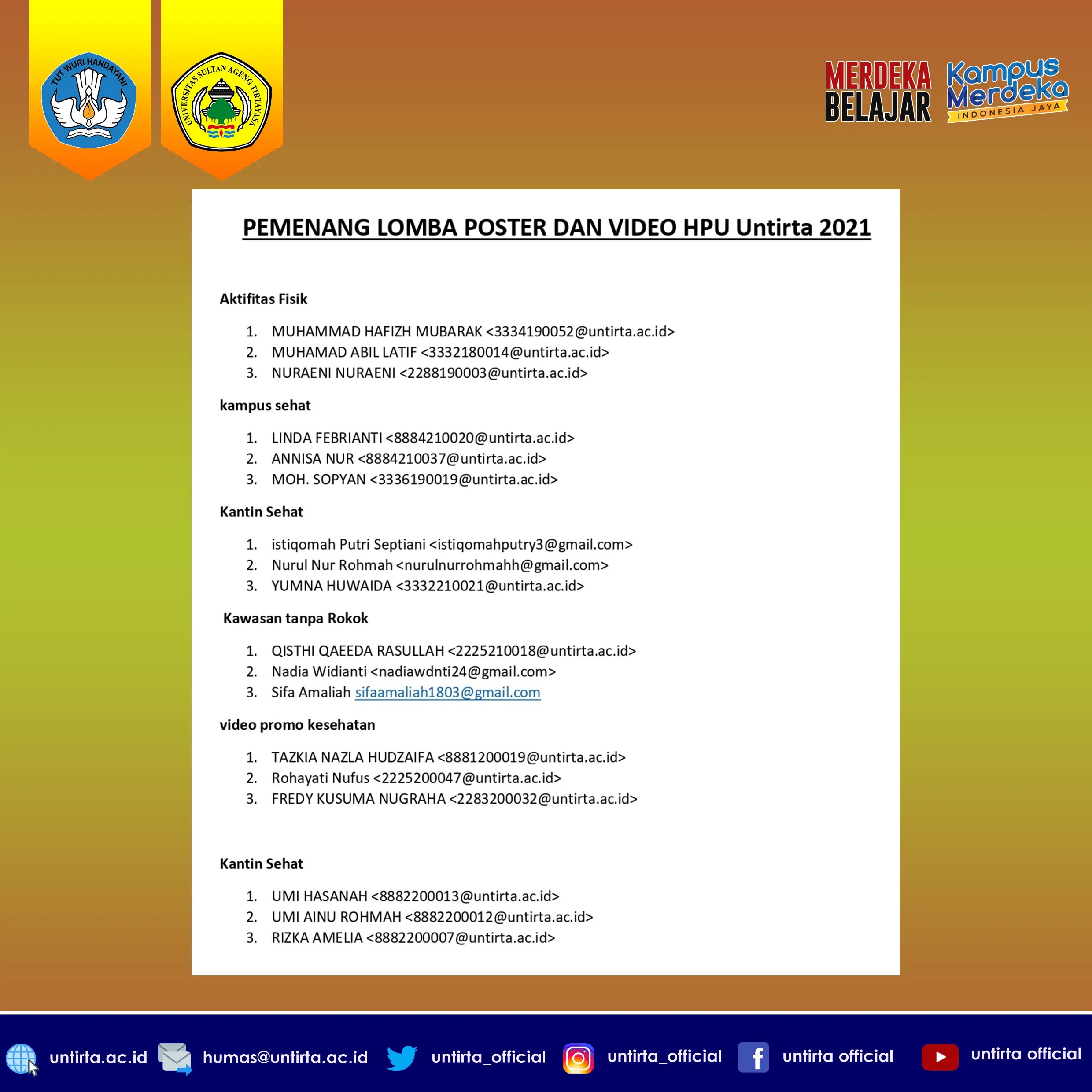 Pemenang HPU