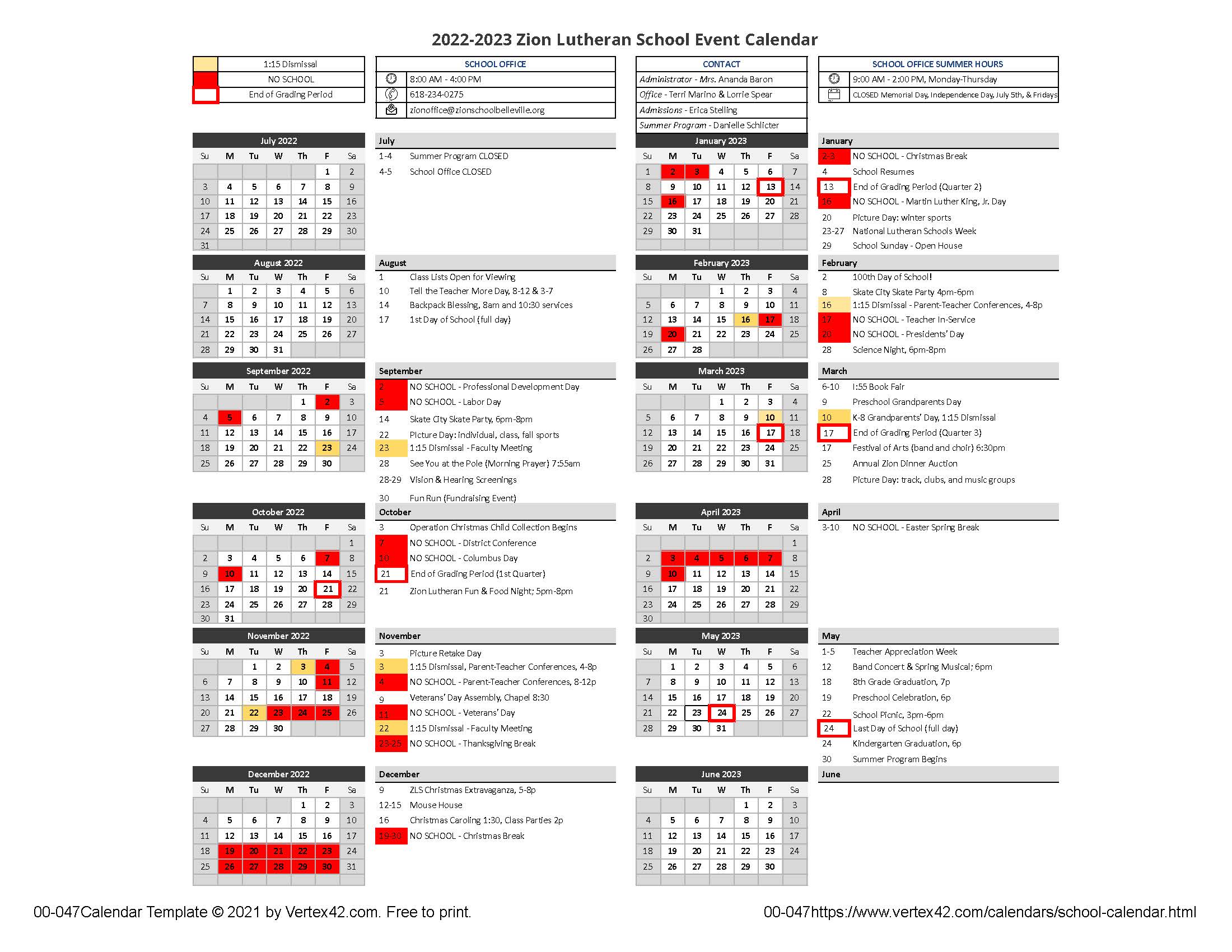 Vertex 2023 Calendar Word Document Calendar 2023