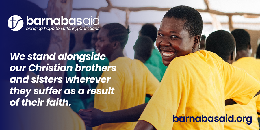 Thank you to out Gold Partner, Barnabas Aid