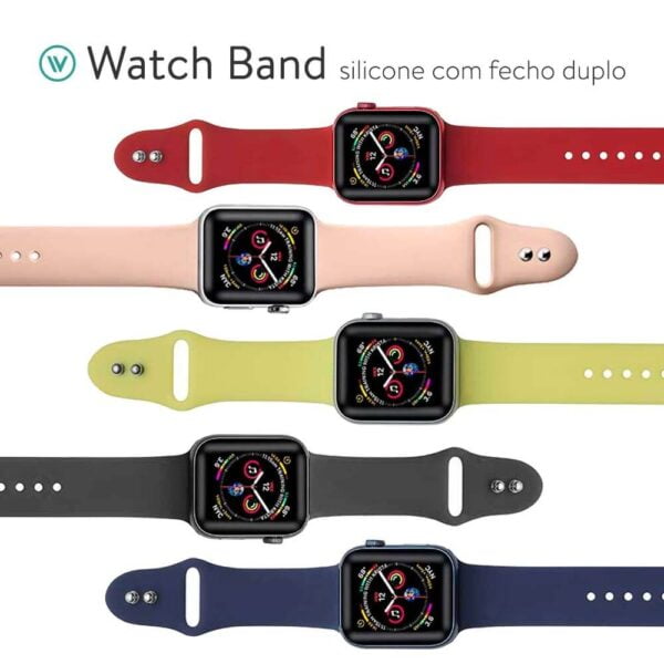 Pulseira Silicone Lisa Apple Watch iWill
