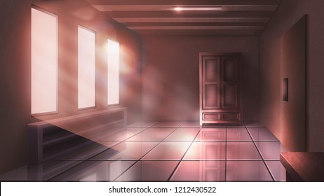 Anime Background Empty Room