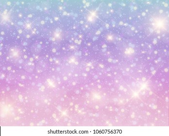 Galaxy Pink Kawaii Rose Gold Wallpaper