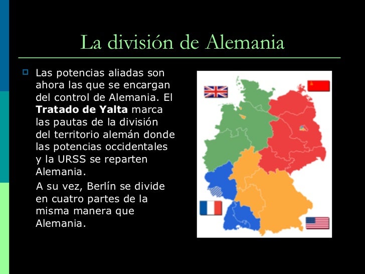 Resultado de imagen para Fotos de la divisiÃ³n de BerlÃ­n es dividida en cuatro zonas gobernadas por los aliados