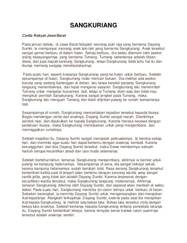 Resensi Novel Sunda Sangkuriang  Hadza Property