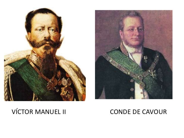 Resultado de imagen para Fotos de Manuel II, el Conde de Cavour