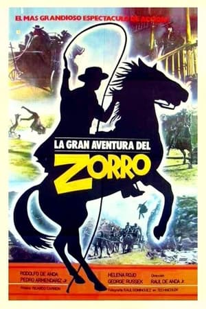 Poster La gran aventura del Zorro 1976