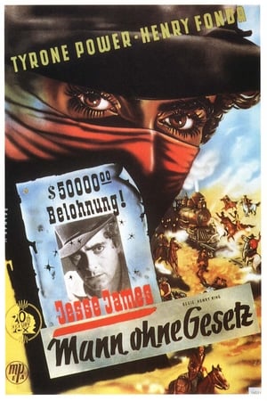 Poster Jesse James - Mann ohne Gesetz 1939
