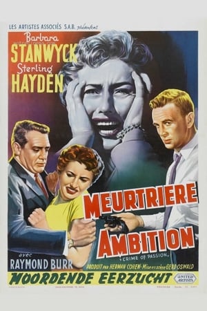 Poster Meurtrière ambition 1956