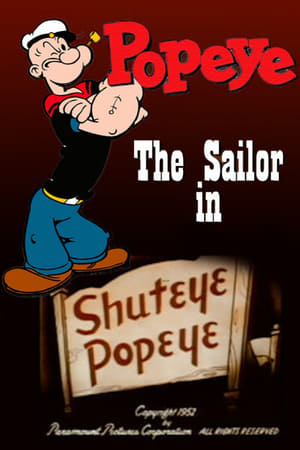 Poster Shuteye Popeye 1952