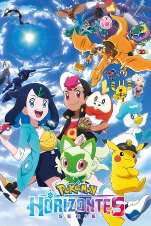 Poster Horizontes Pokémon Temporada 1 ¡Con el colgante empezó todo! Segunda parte 2023