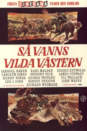Poster Så vanns vilda västern 1962