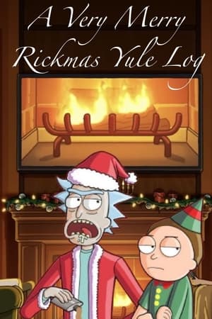 Poster A Very Merry Rickmas Yule Log 2021