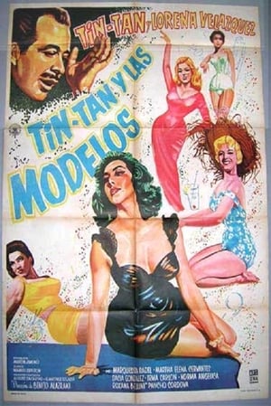 Poster Tin Tan y las modelos 1960