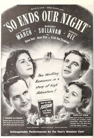 Poster So Ends Our Night 1941