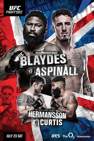 Poster UFC Fight Night 208: Blaydes vs. Aspinall 2022